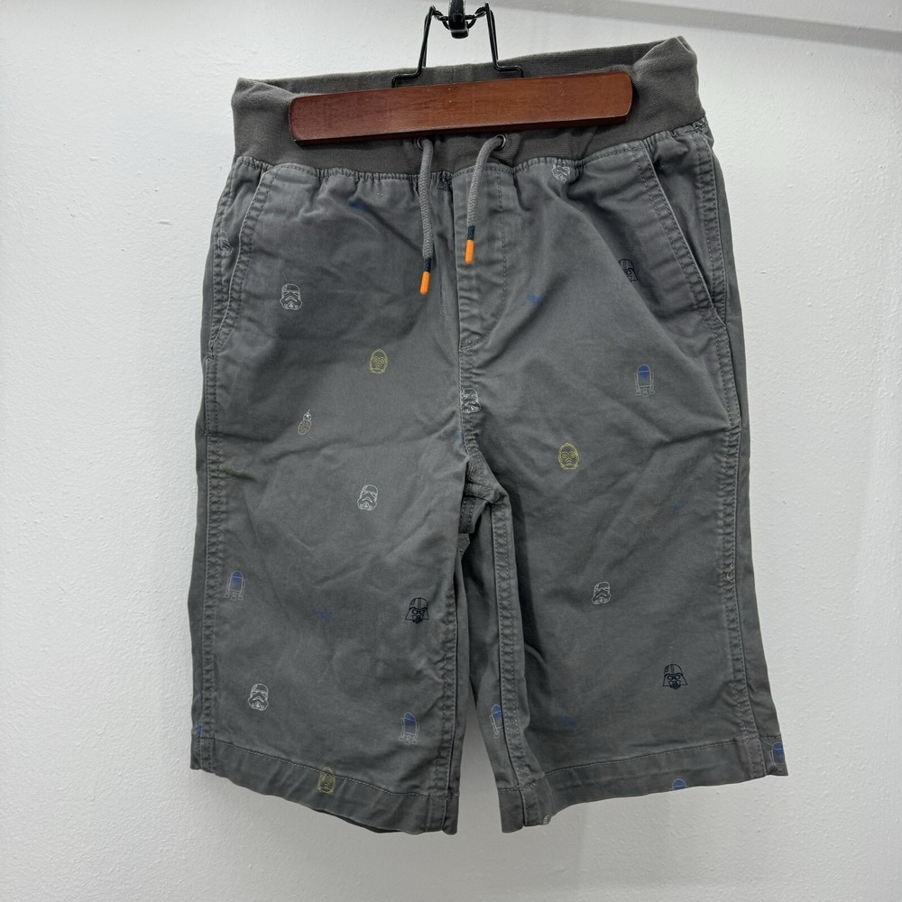 GAP KIDS Boys SHORTS XL 12/13 STAR WARS Print PATTERN New shadow Gray Board
